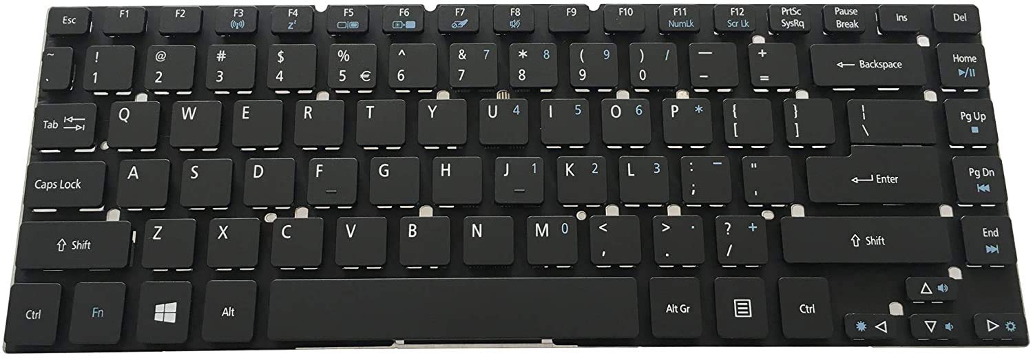 Acer E1-471 Keyboard  Aspire ES1-511 E5-411 E5-471 E1-470 E1-432 V3-472 E1-422 3830 4830 4755 E1-472 E1-410 ES1-411 E1-430 E5-421 ES1-421 ES1-431 V3-431 V3-471 US Black keypad